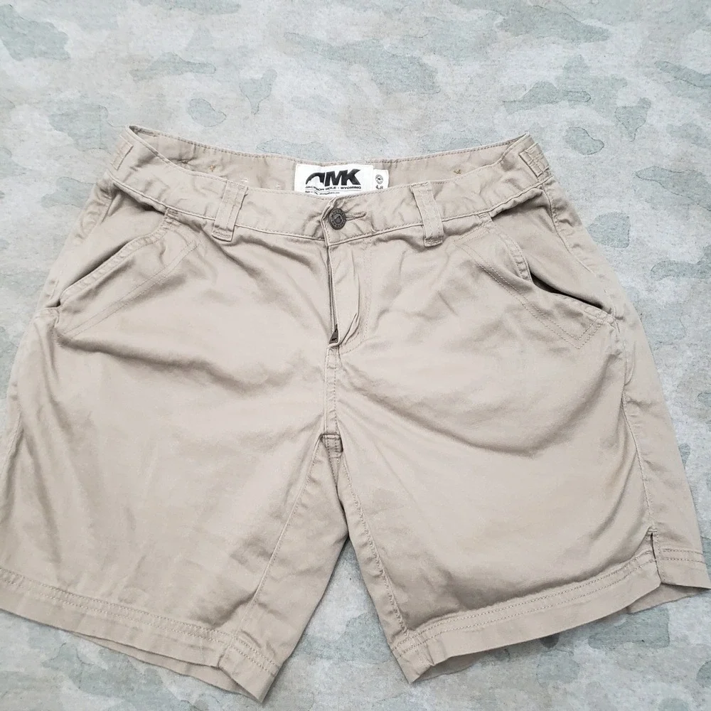 Mountain Khakis Shorts Womens 4x8 Brown Hiking Outdoor Pockets